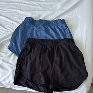 All in Motion Dual Pack Athletic Shorts - Blue and Black